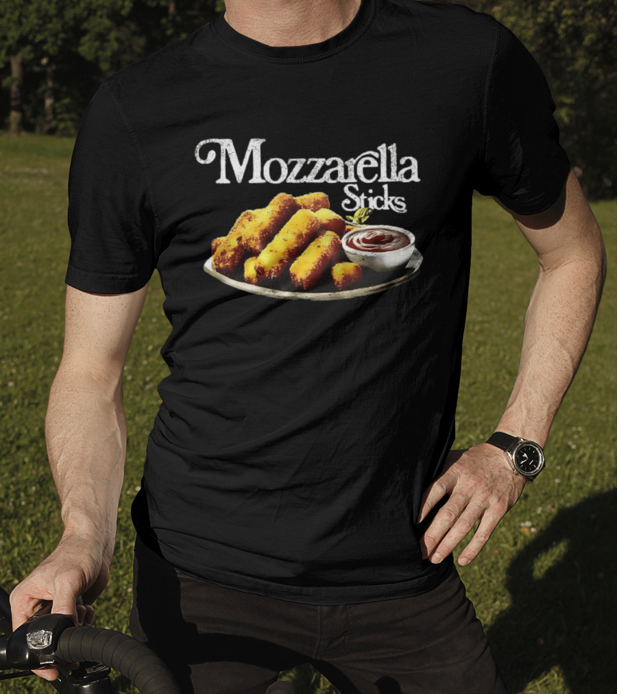 Mozzarella Sticks With Tomato Dipping Sauce Delight T-Shirt