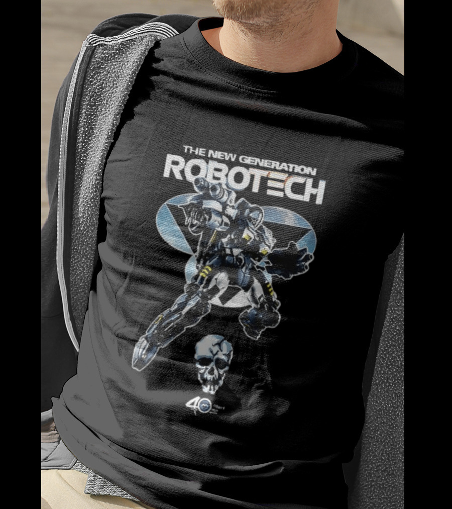 The New Generation Robotech 40th Anniversary Skullbot T-Shirt