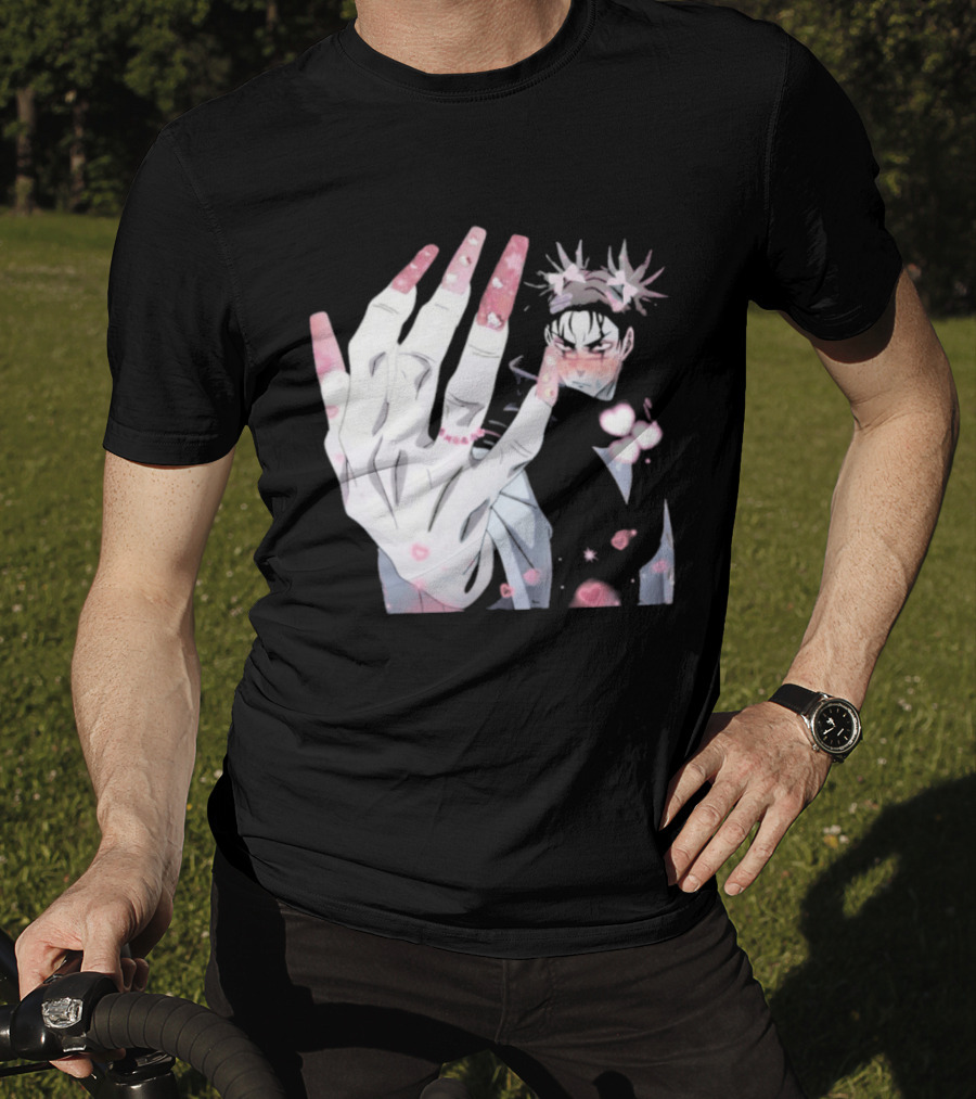 Nails Done Choso Aesthetic Floral Elements Anime T-Shirt