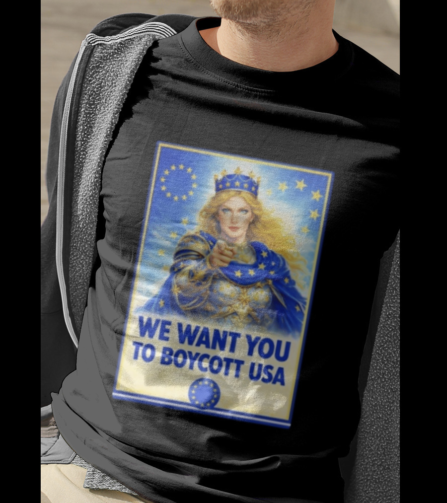 We Want You To Boycott USA Knight Queen Stars Crown T-Shirt