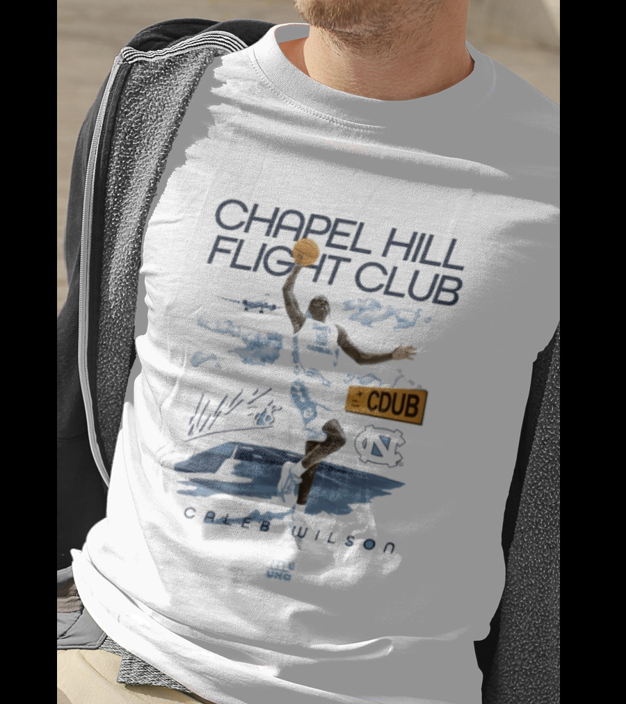 Caleb Wilson Chapel Hill Flight Club North Carolina Tar Heels CDUB T-Shirt