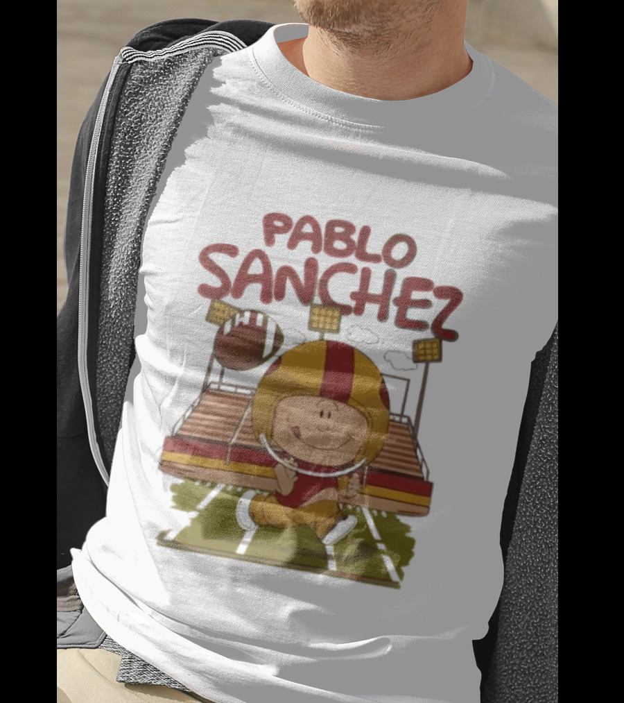 Pablo Sanchez Football George Kittle T-Shirt