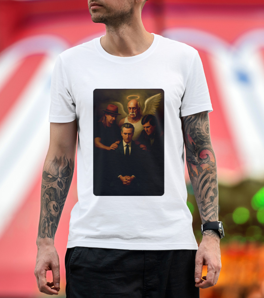 The Chosen One Gavin Newsom Angelic Gathering T-Shirt