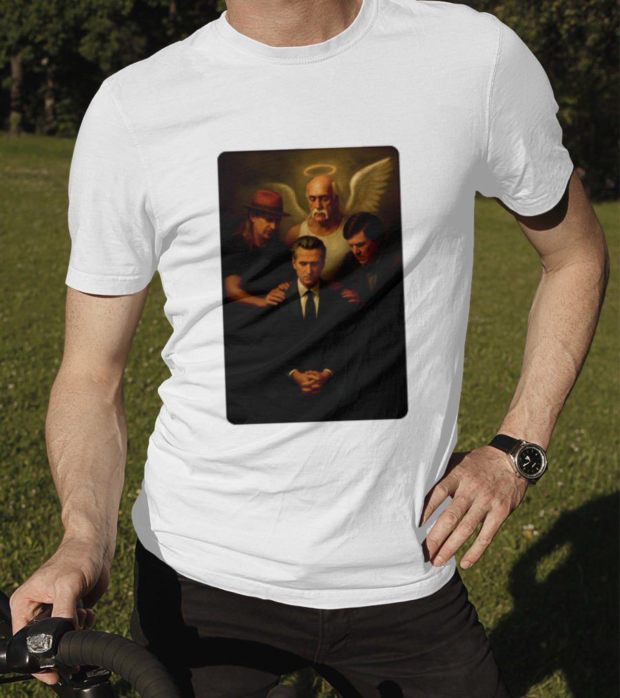 The Chosen One Gavin Newsom Angelic Gathering T-Shirt