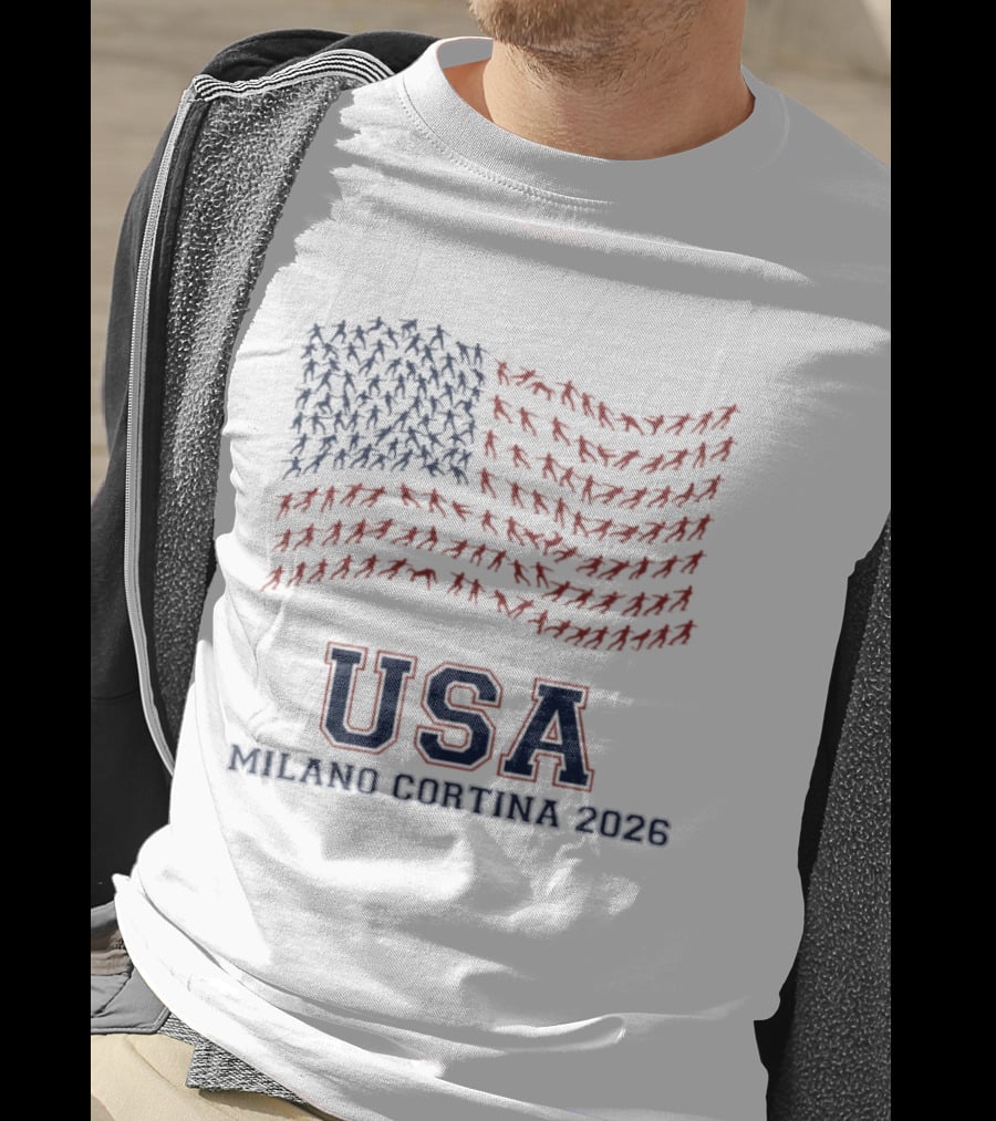 USA Winter Olympics Milano Cortina 2026 Team Spirit T-Shirt