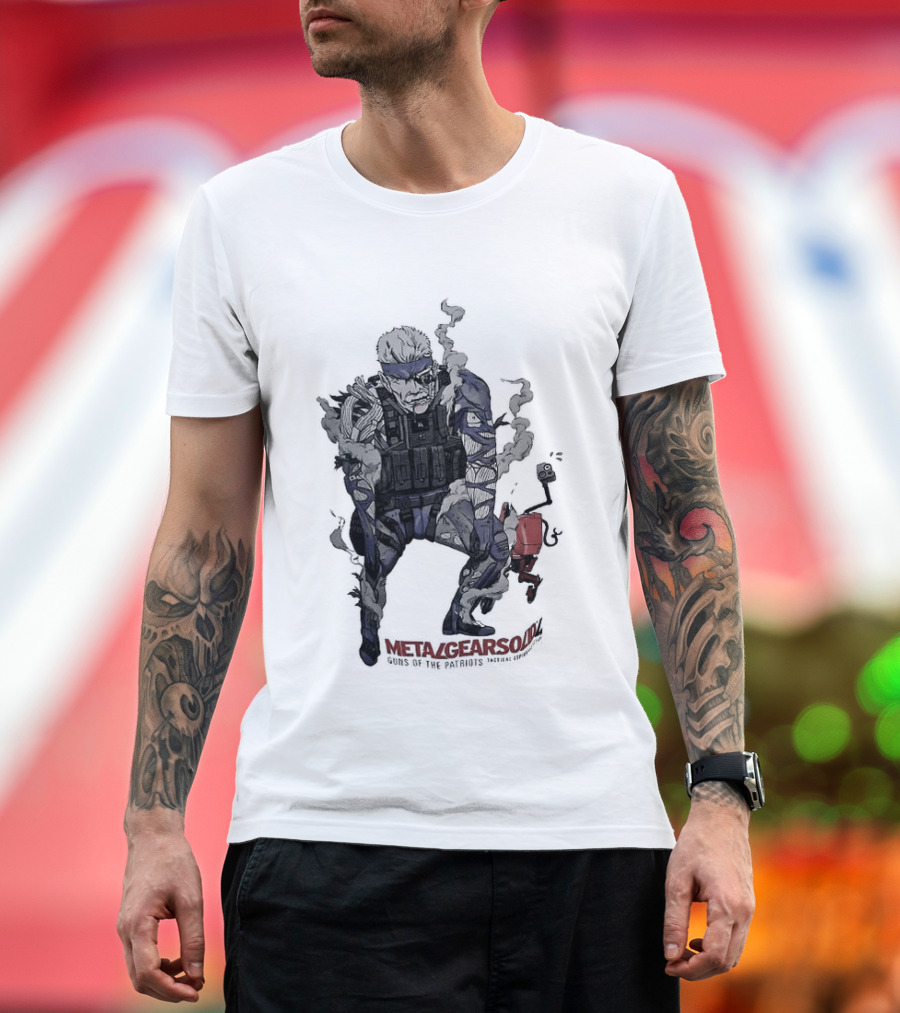 Metal Gear Solid 4 Guns Of The Patriots Tactical Espionage Action T-Shirt