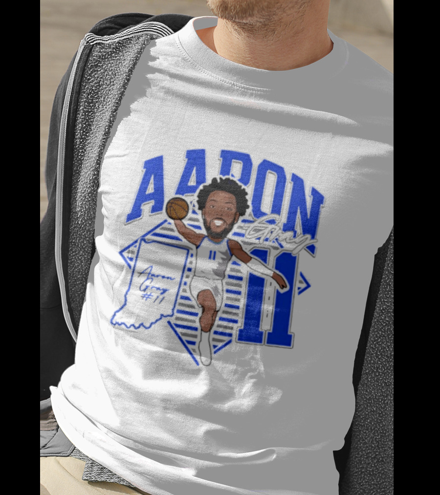 Aaron Gray 11 Basketball New Orleans Hornets Indiana T-Shirt
