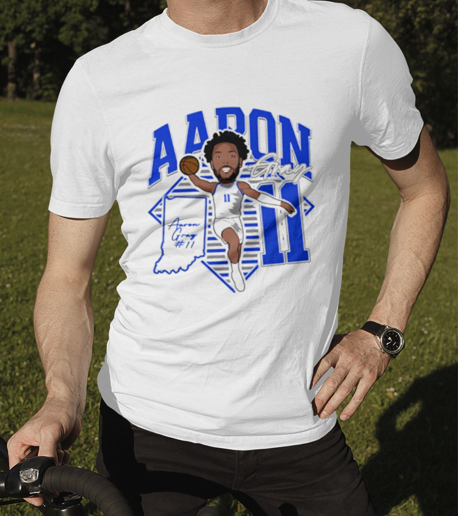 Aaron Gray 11 Basketball New Orleans Hornets Indiana T-Shirt