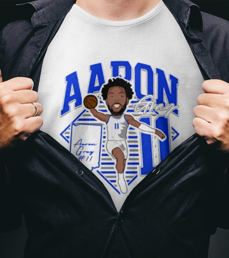 Aaron Gray 11 Basketball New Orleans Hornets Indiana T-Shirt