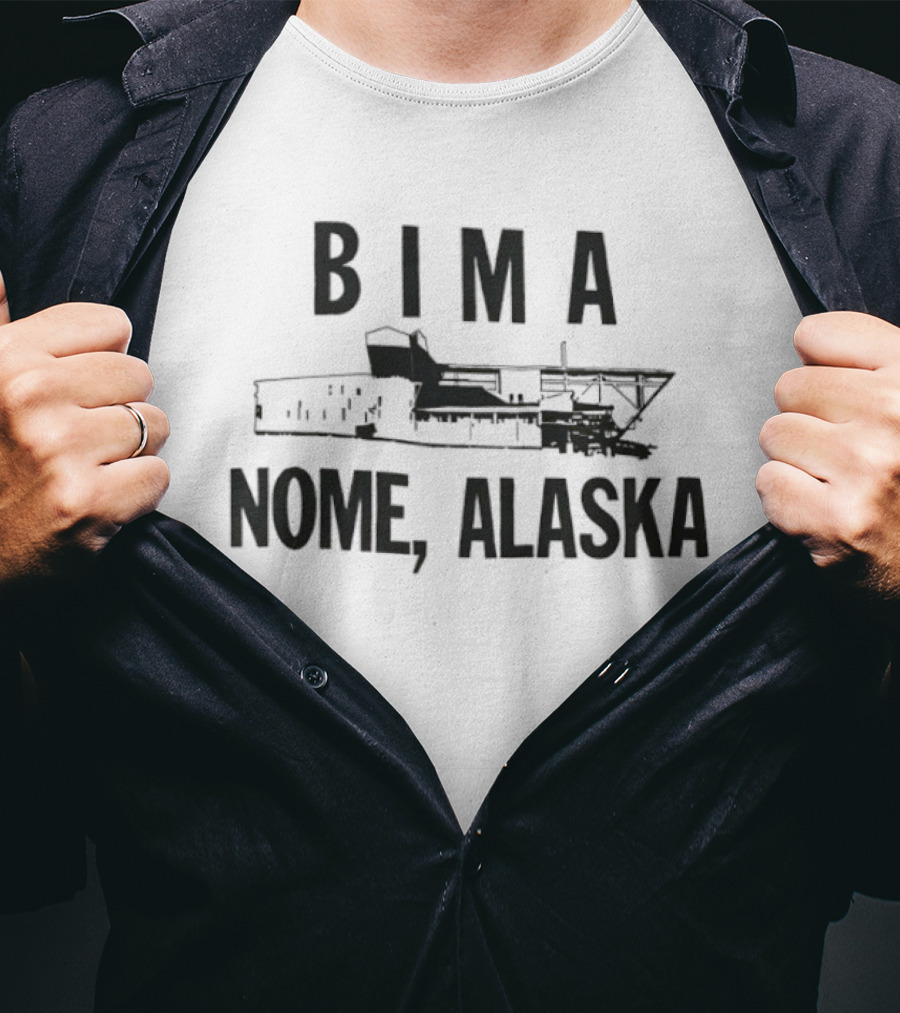 BIMA Nome Alaska Historical Mining Dredge T-Shirt