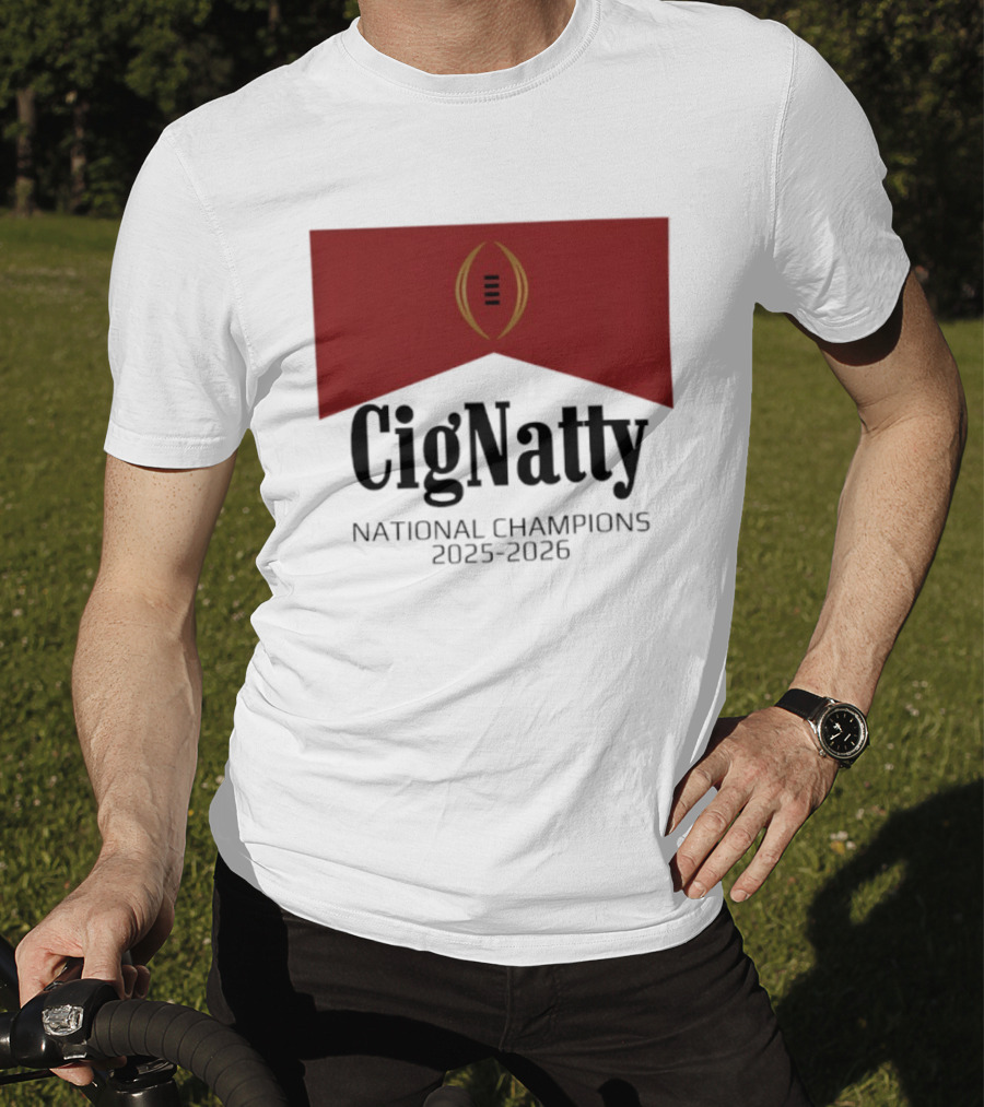 Cig Natty Indiana National Champions 2025 2026 Football T-Shirt