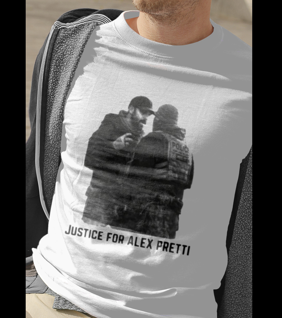 Justice For Alex Pretti Police Encounter T-Shirt