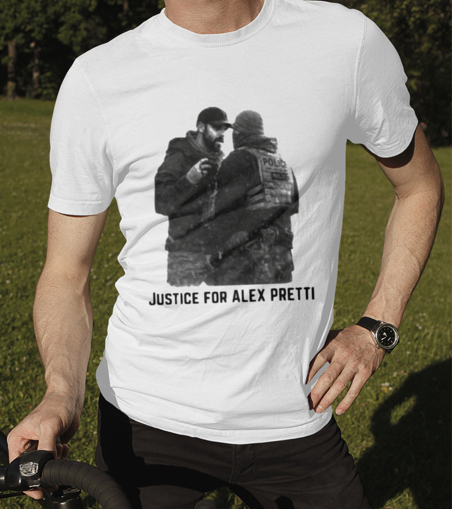 Justice For Alex Pretti Police Encounter T-Shirt