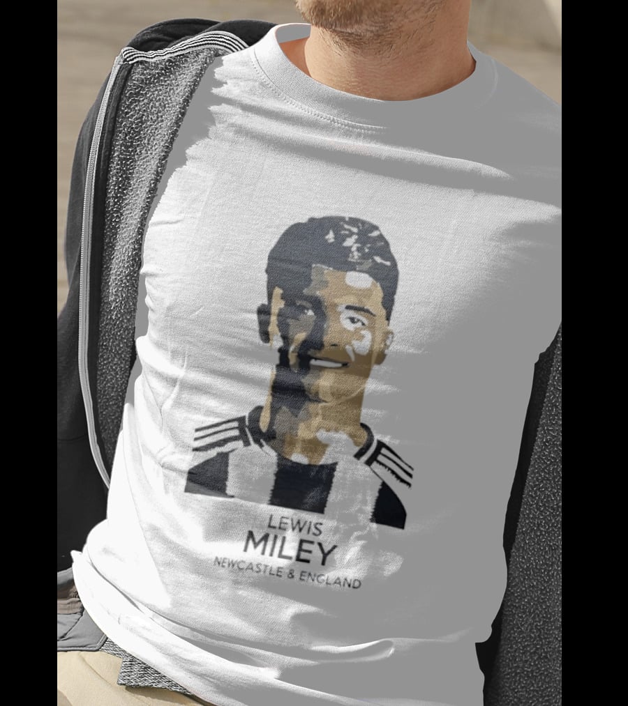 Lewis Miley Newcastle England Soccer Star T-Shirt