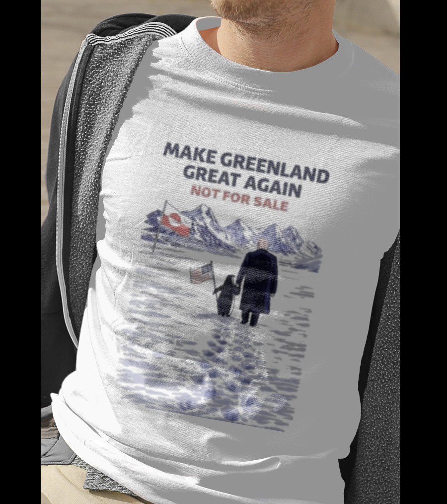 Make Greenland Great Again Not For Sale Trump Vs Penguin T-Shirt