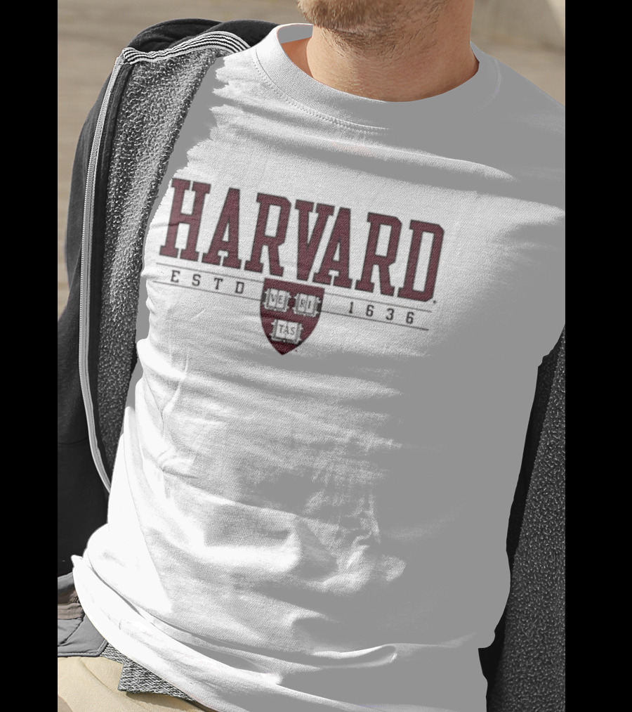 Harvard Crimson Estd 1636 University Seal T-Shirt