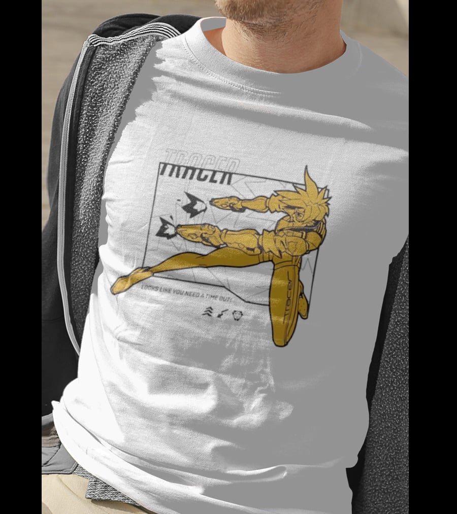 Tracer Over Looks Like You Need A Time Out T-Shirt