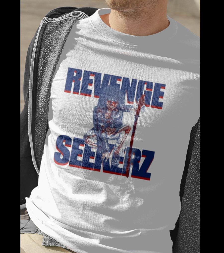 Revenge Seekerz Skeleton Horror Creepy Skeleton Warrior T-Shirt