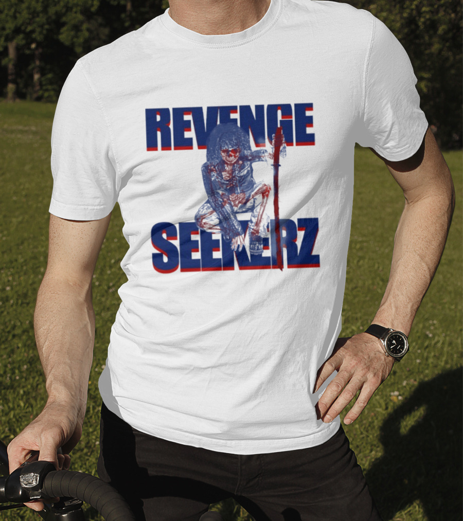 Revenge Seekerz Skeleton Horror Creepy Skeleton Warrior T-Shirt
