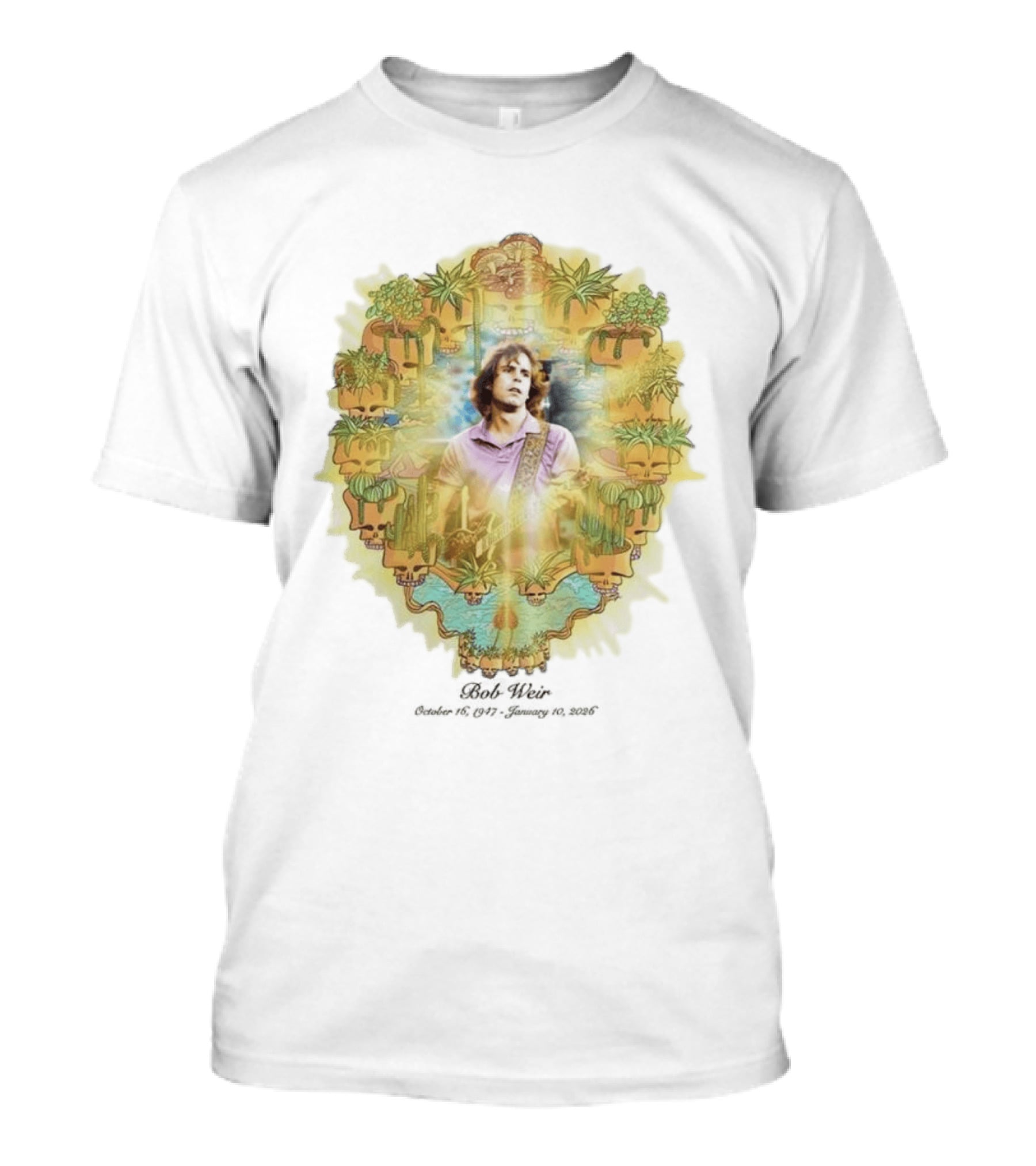 RIP Bob Weir Rest In Peace I Was Gifted With A Life That Was Full Of Adventure October 16 1947 To January 10 2026 T-Shirt