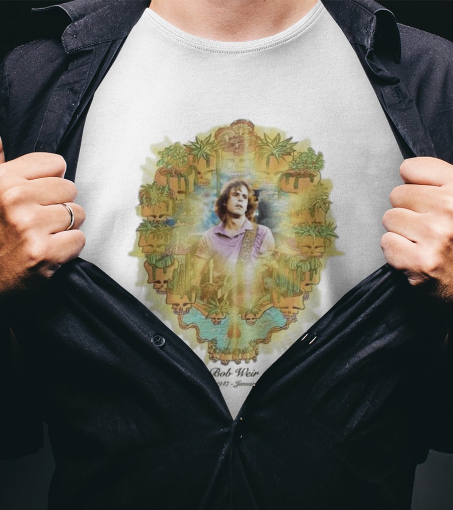 RIP Bob Weir Rest In Peace I Was Gifted With A Life That Was Full Of Adventure October 16 1947 To January 10 2026 T-Shirt