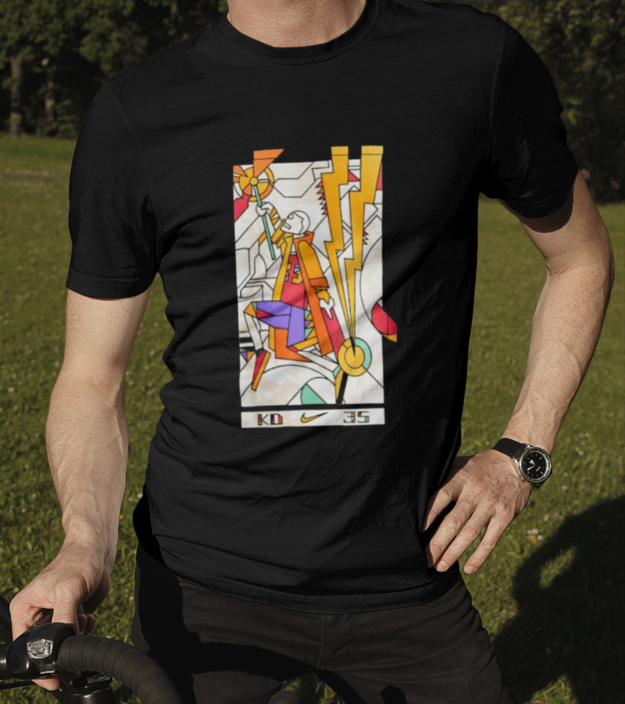 KD 35 Nike Artistic Lightning Basketball T-Shirt