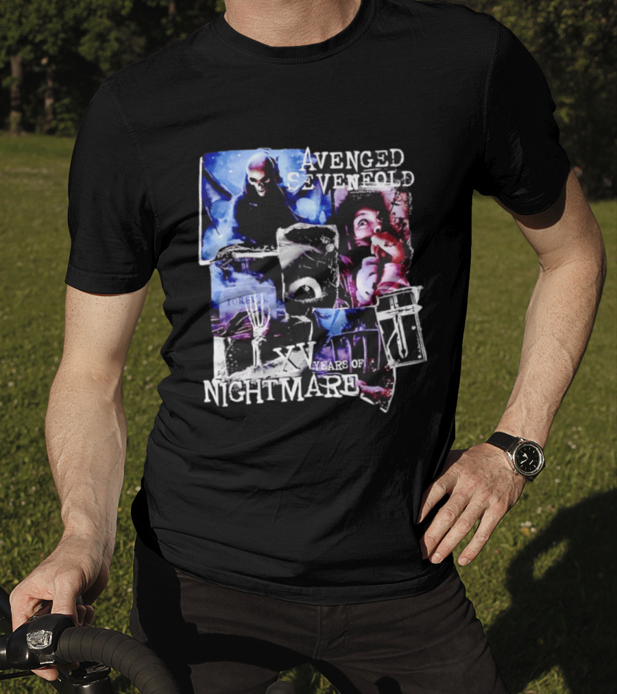 Avenged Sevenfold Nightmare XV Years Anniversary Collage T-Shirt