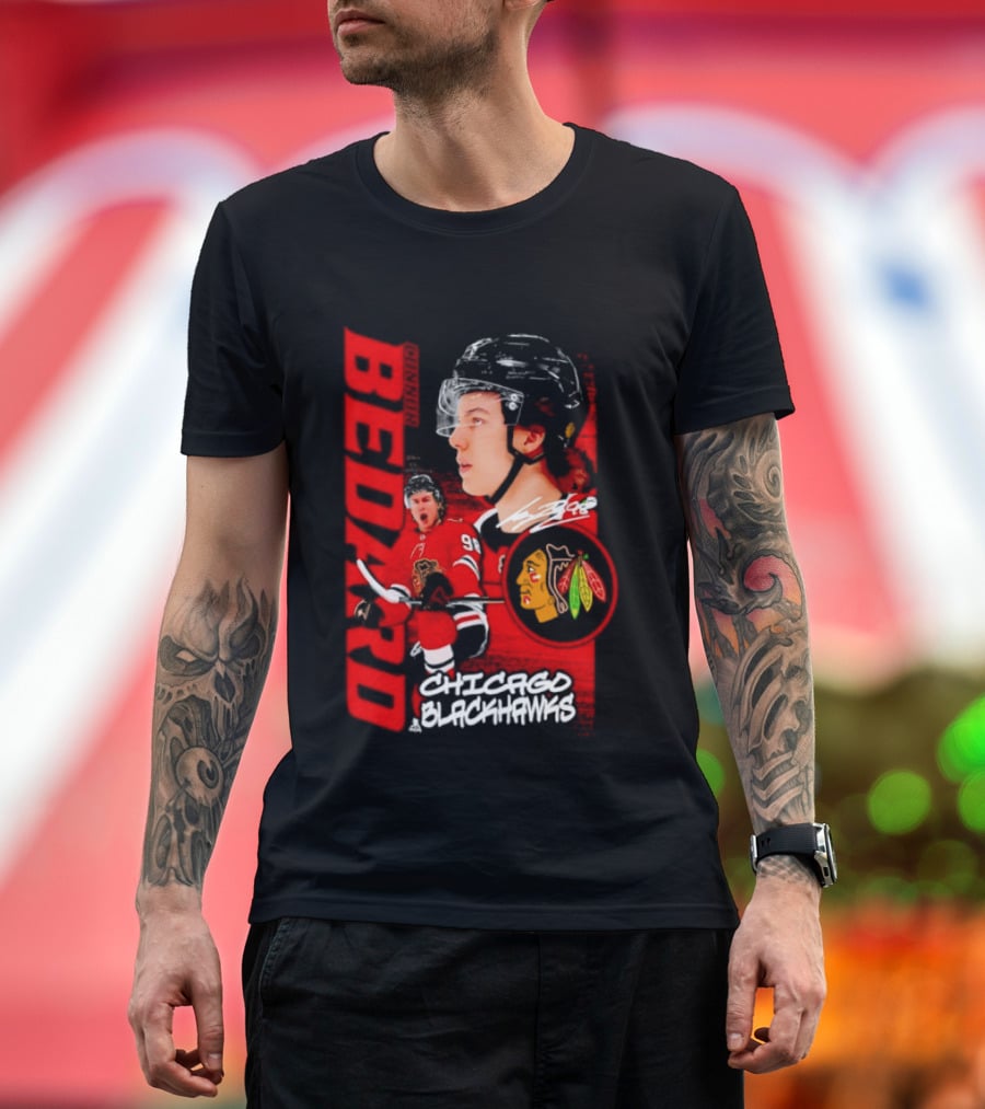 Connor Bedard Chicago Blackhawks Hockey Bedard T-Shirt