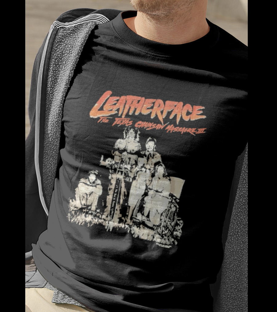 Leatherface The Texas Chainsaw Massacre III Horror Movie Fan Collectible T-Shirt