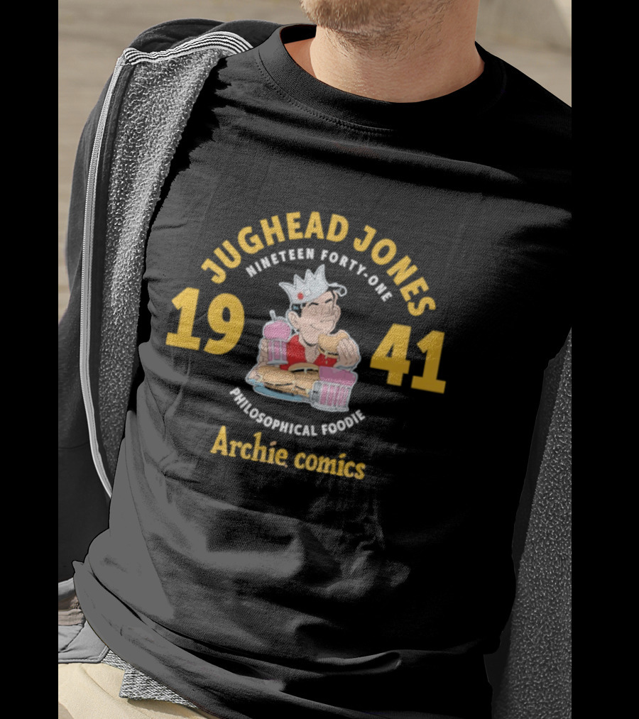 Jughead Jones Nineteen Forty One Philosophical Foodie Archie Comics T-Shirt