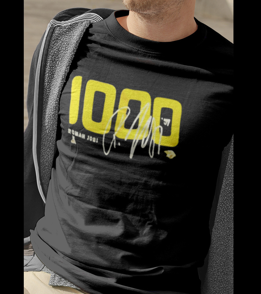 Nashville Predators Roman Josi 1000 Game Milestone Celebration T-Shirt