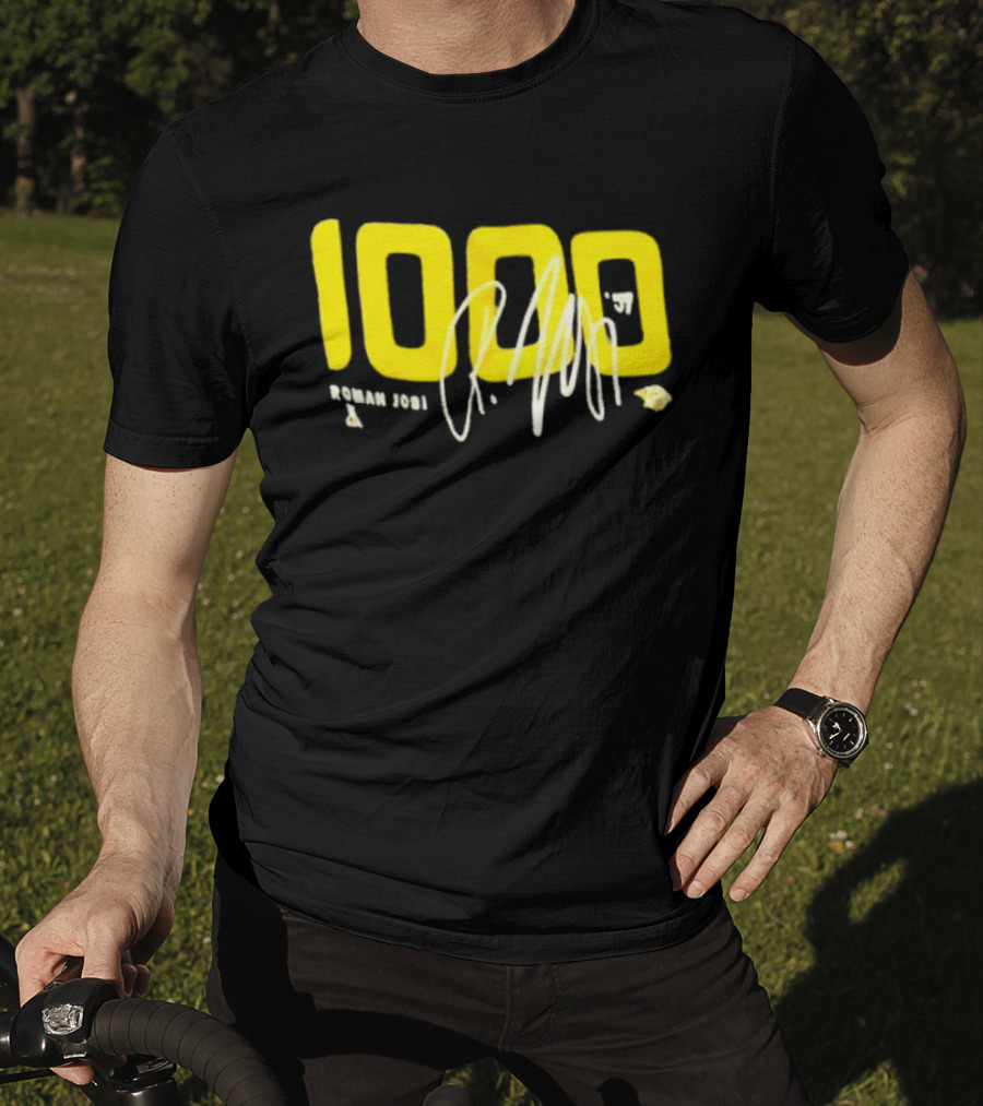 Nashville Predators Roman Josi 1000 Game Milestone Celebration T-Shirt