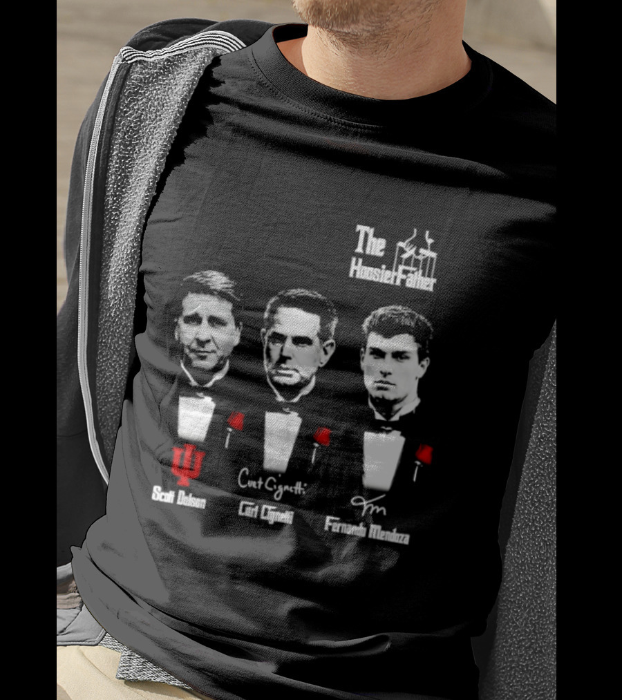 Scott Dolson Curt Cignetti Fernando Mendoza The Hoosierfather Football Fathers Day Roses T-Shirt