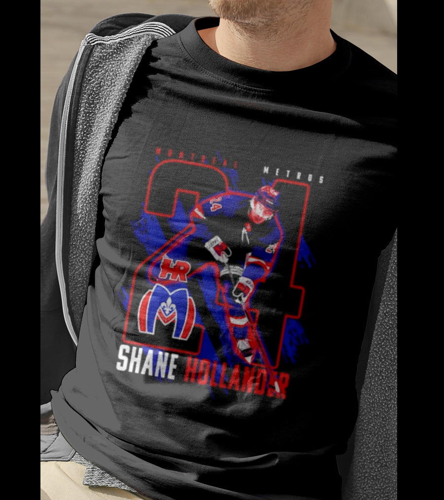 Shane Hollander Montreal Meteors HR Hockey Team 27 T-Shirt