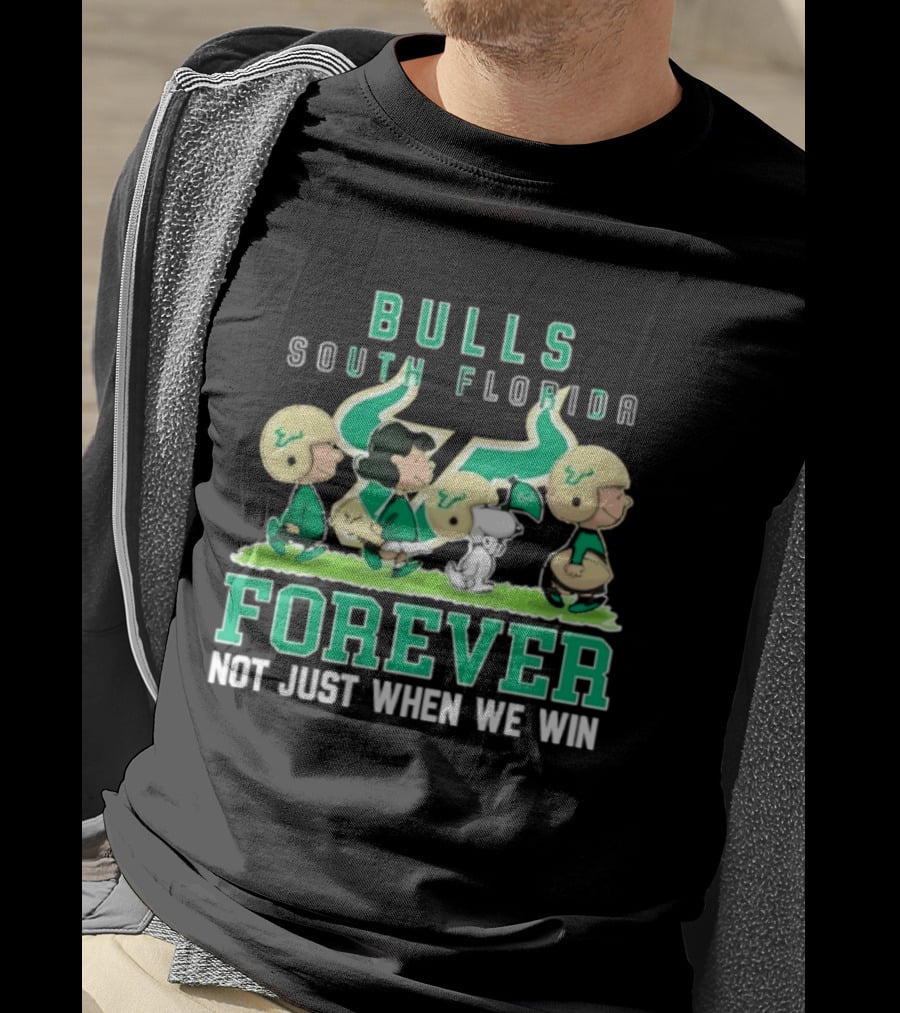 South Florida Bulls Peanuts Collaboration Forever Not Just When We Win T-Shirt