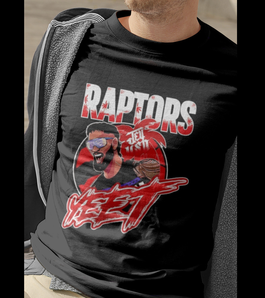 Toronto Raptors Jey Uso YEET 2026 Collaboration T-Shirt
