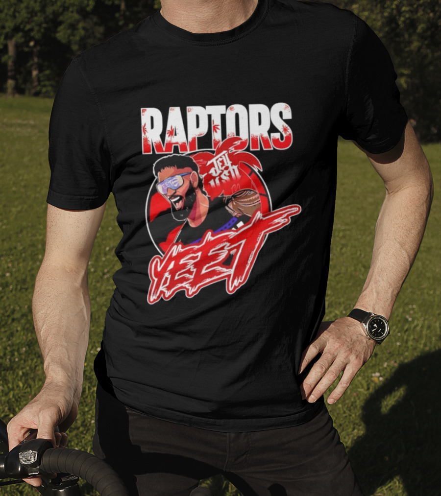 Toronto Raptors Jey Uso YEET 2026 Collaboration T-Shirt