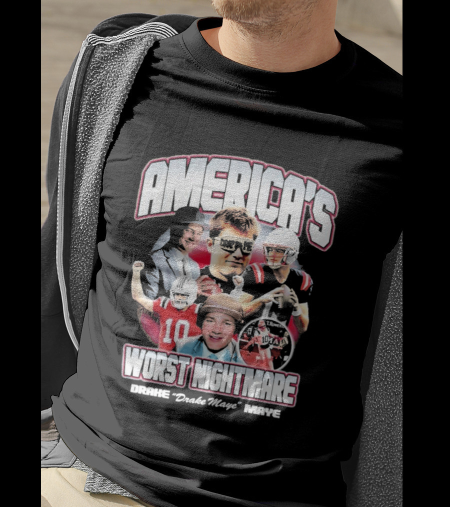 America's Worst Nightmare Drake Maye Football Highlights T-Shirt