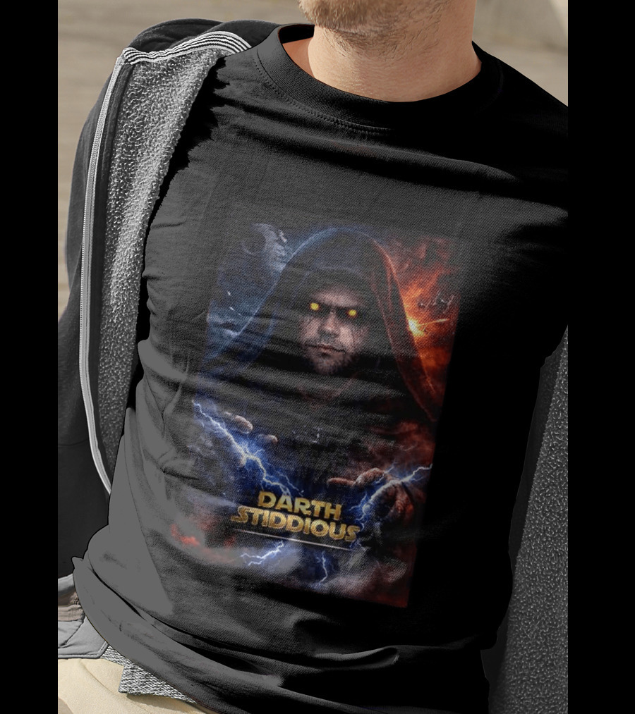 Darth Stiddious Jarrett Stidham Lightning Eyes Sith Star Wars T-Shirt