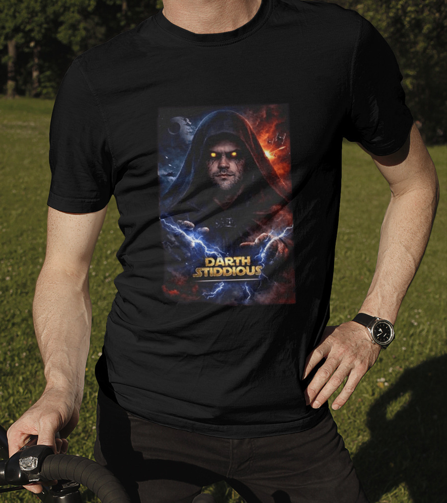 Darth Stiddious Jarrett Stidham Lightning Eyes Sith Star Wars T-Shirt