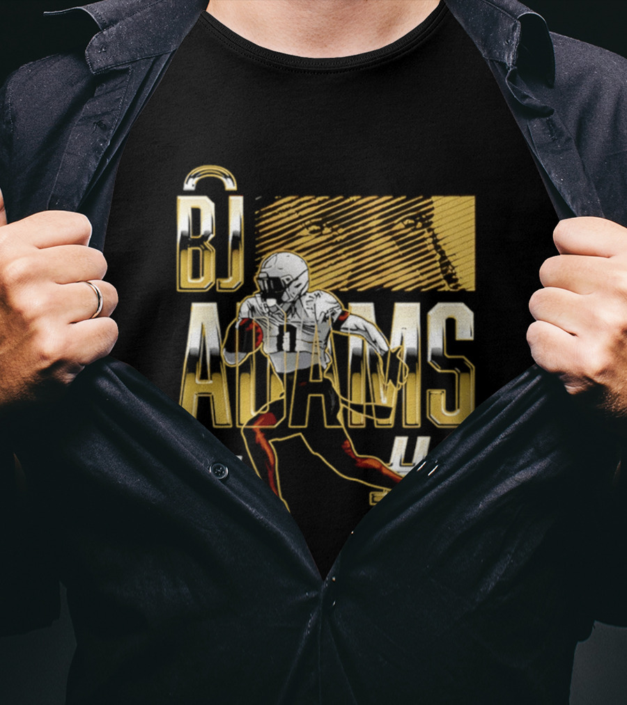 BJ Adams UCF Football NCAA Caricature Player 40 T-Shirt