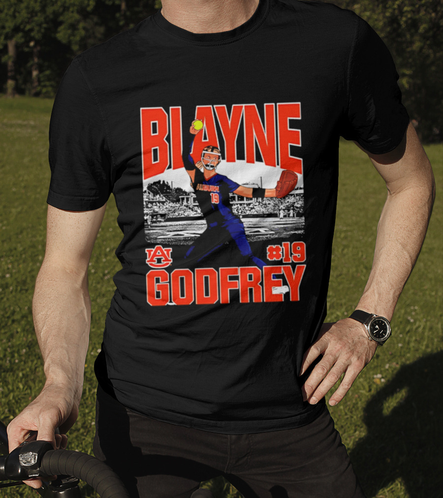 Auburn Softball Blayne Godfrey NCAA Legends Player #19 T-Shirt