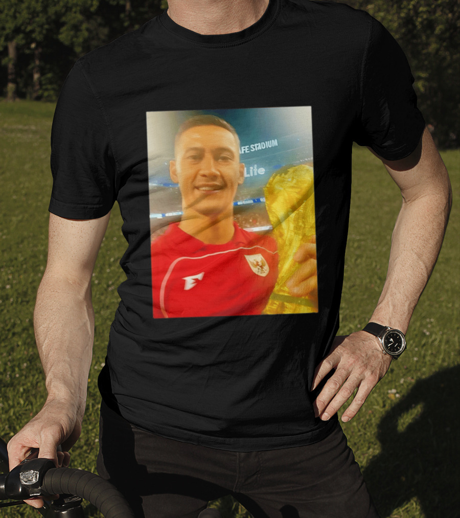 Life Stadium Álex Grimaldo Bundesliga Trophy Event Image T-Shirt