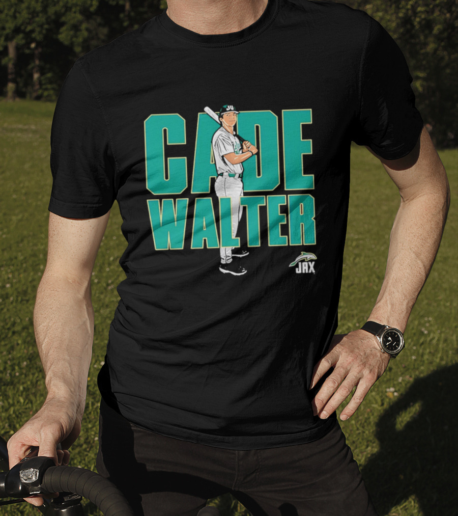 Cade Walter JAX Baseball NCAA Caricature T-Shirt