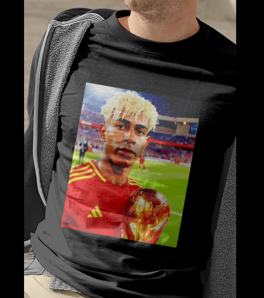 Lamine Yamal Barcelona Young Talent With Trophy T-Shirt