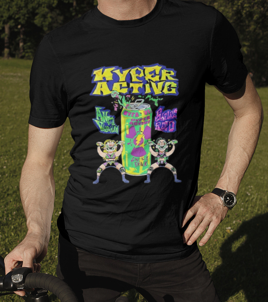 Hyper Active Energy Drink Safire Reed Aniki Vaughan T-Shirt