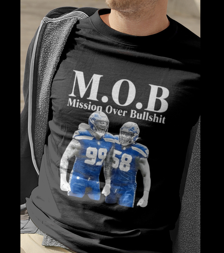 M.O.B Mission Over Bullshit Leonard Williams Derick Hall Seattle Seahawks Defense Football T-Shirt