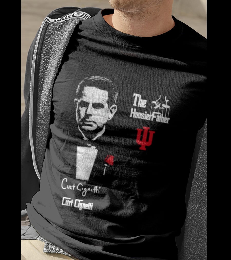 Curt Cignett The Hoosier Father IU Indiana University T-Shirt