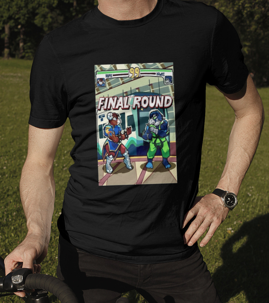 Seattle Seahawks Vs Los Angeles Rams Final Round Lumen Field Seattle WA Jan 25 2026 T-Shirt