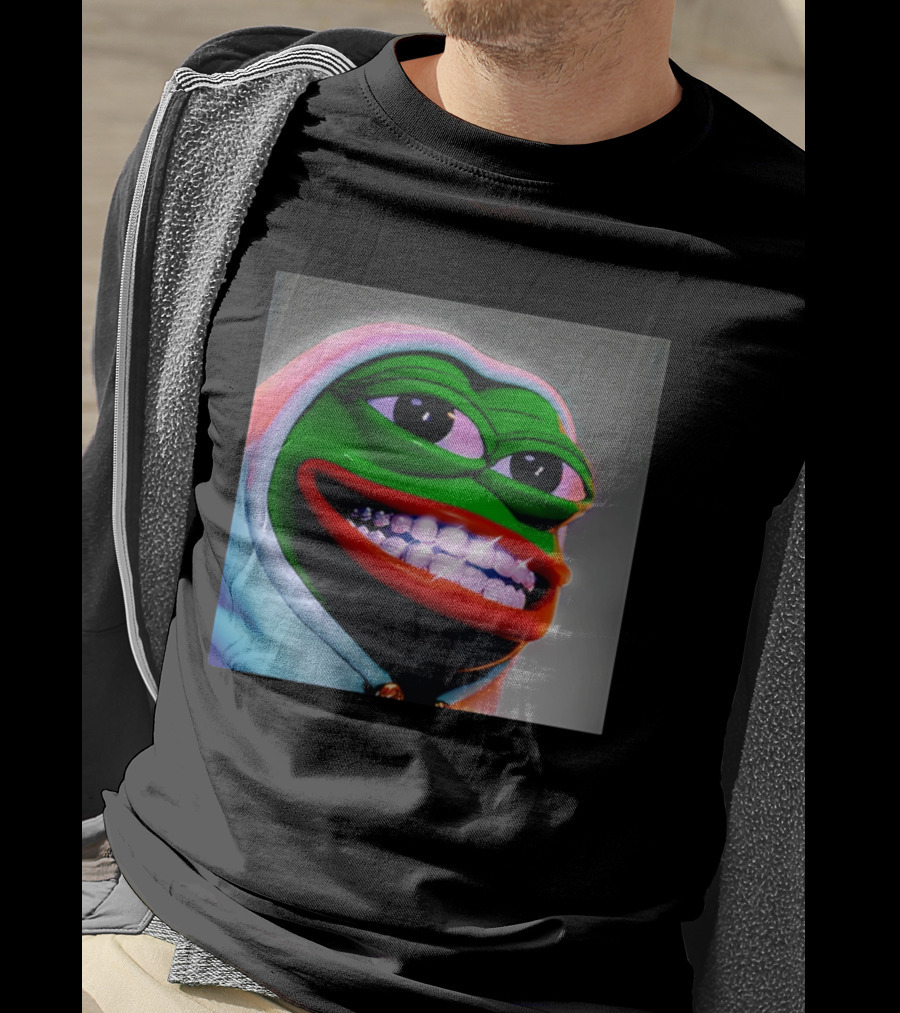 Pepe The Frog Diamond Teeth Drip T-Shirt